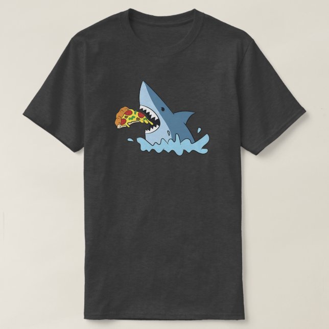 Hajar Eating Pizza 1447 T Shirt (Design framsida)