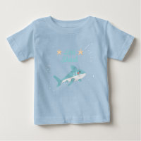 Hajar eller Sjöjungfru Birthday T-shirt Boy Shark