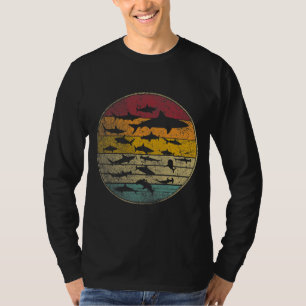 Hajar Fiskhavets utstressade Vintage Silhouette T Shirt