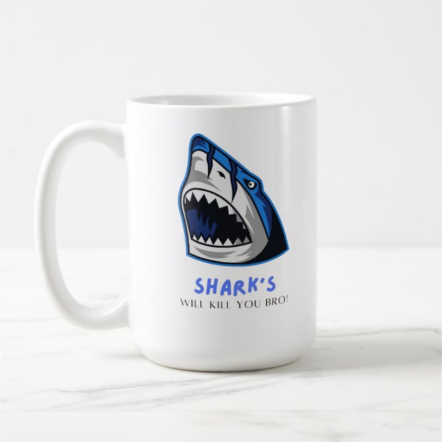 HAJAR FÖR ATT DÖDA DIG BRO...  ROLIGT CITAT KAFFEMUGG (Vänster)