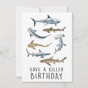Hajar Greeting Card - ha en mördare födelsedag