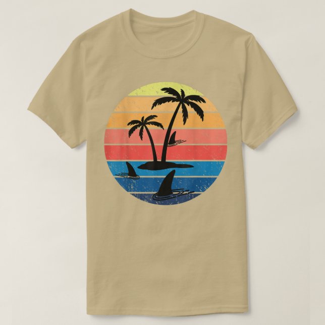 Hajar i Älskare vid Träd i Vatten Shar T Shirt (Design framsida)