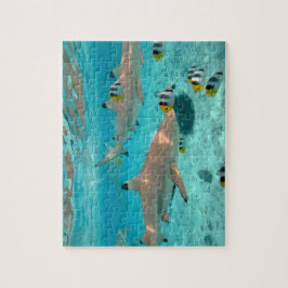 Hajar i det Bora Bora lagunpussel Pussel