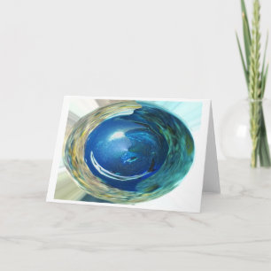 Hajar i en virvelpool helgkort