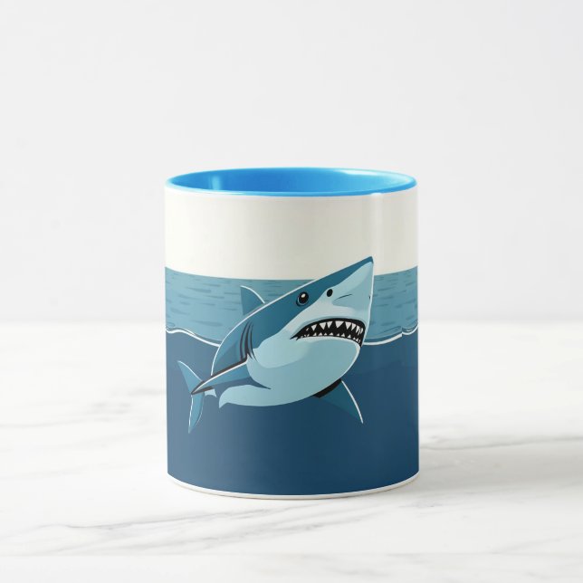 Hajar i havet mugg (Center)