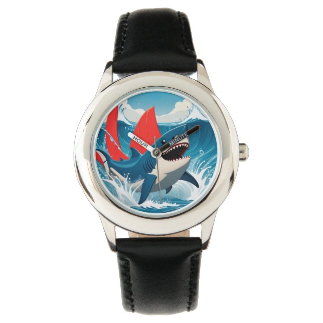 Hajar i Oceanen Armbandsur (Framsida)