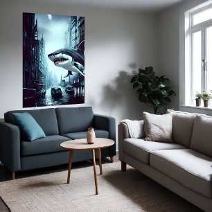 Hajar i staden AI Art Poster