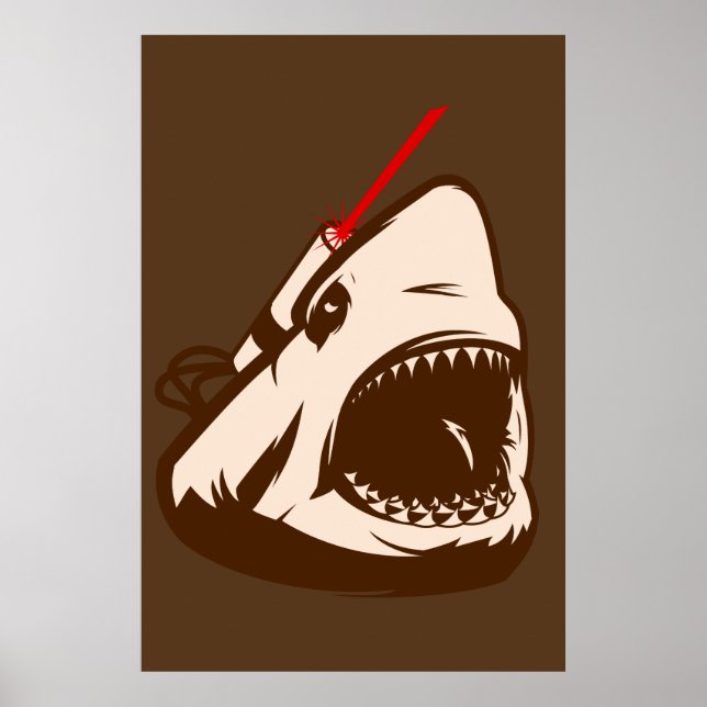 Hajar med frickin laserstråle poster (Framsidan)