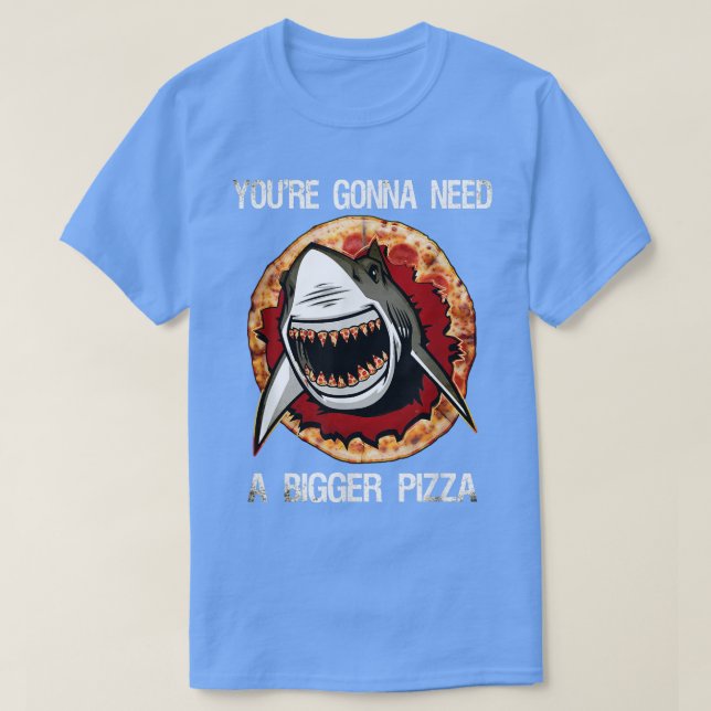 Hajar med pizza Teeth 29035120 T Shirt (Design framsida)