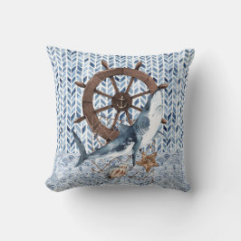 Hajar med ratt och fisknät kudde