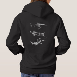 Hajar Ocean Animal Back Design Grunge Aesthetic T Shirt