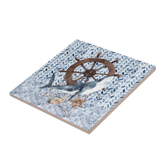 Hajar och fraktens ratt kakelplatta (Sidan)