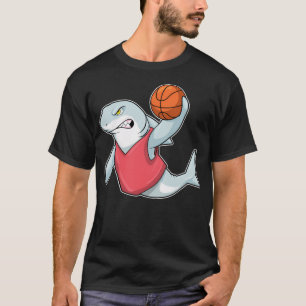 Hajar på sport med basket t shirt