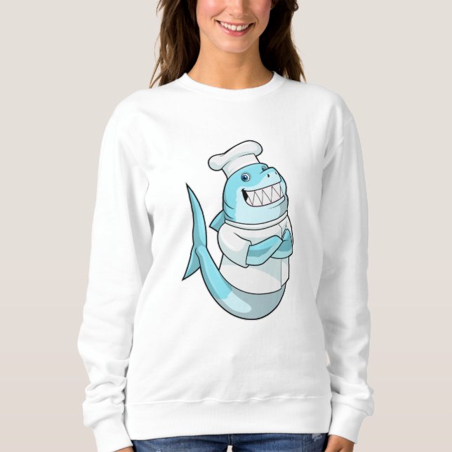 Hajar som Chef med kokapron T Shirt (Framsida)