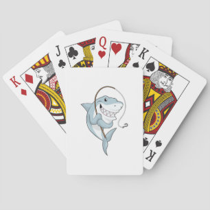 Hajar som Fisher med fiskspole Casinokort