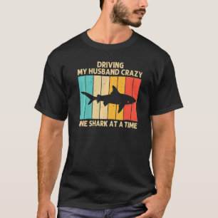 Hajar till kvinnor Mamma Hammerhead Tiger Sharks T Shirt