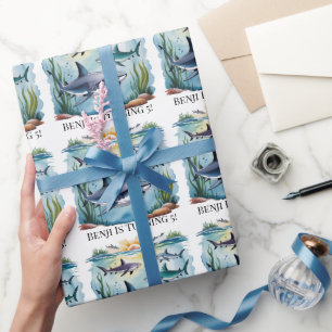 Hajar under Sea Boy Birthday Presentpapper