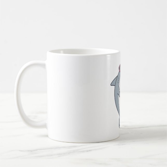 Hajar upp, Fin-tastic Pappa Shark Pun Kaffemugg (Vänster)