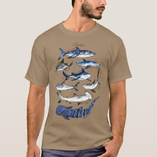 Hajar Vattenfärgdiagram T Shirt