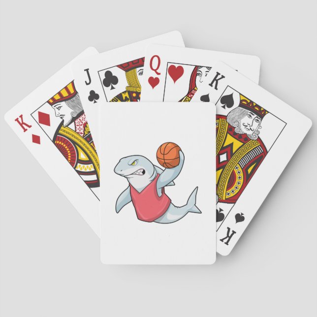 Hajar vid sport med basketboll casinokort (Baksidan)