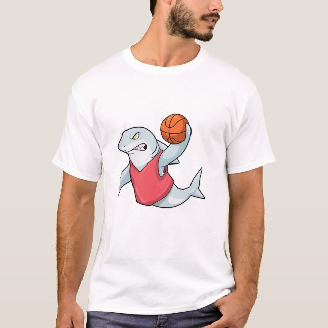 Hajar vid sport med basketboll t shirt (Framsida)