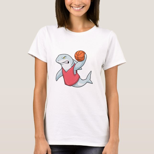 Hajar vid sport med basketboll t shirt (Framsida)