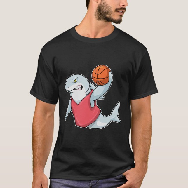 Hajar vid sport med basketboll t shirt (Framsida)