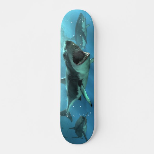 Hajattack Skateboard Bräda 21,5 Cm (Framsida)