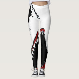 HAJATTACKDAMASKER - UNDERBAR VITHAJDESIGN LEGGINGS