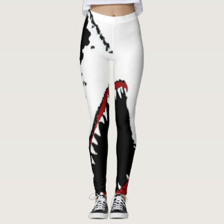 HAJATTACKDAMASKER - UNDERBAR VITHAJDESIGN LEGGINGS