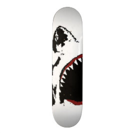 HAJATTACKSKATEBOARD - UNDERBAR VITHAJDESIGN MINI SKATEBOARD BRÄDA 18,5 CM