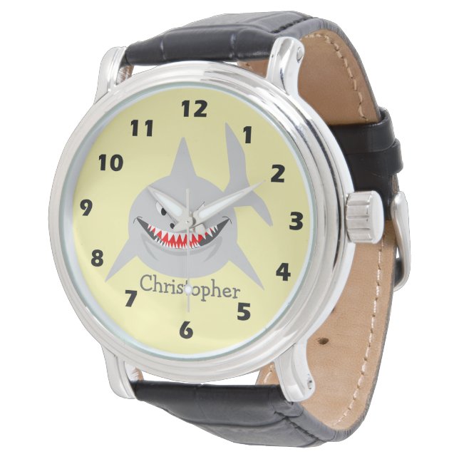 Hajdesign Armbandsur (Vinklad)