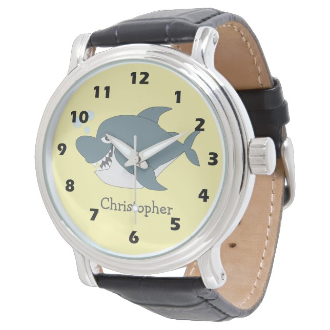 Hajdesign Armbandsur (Vinklad)