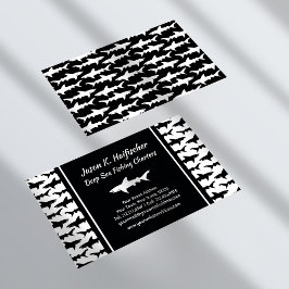 Hajdesign för befälhavarens fiskeskydd visitkort