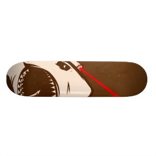 Hajen med en Frickin laser strålar Skateboard Bräda 20 Cm