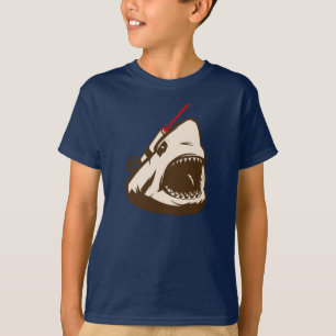 Hajen med en Frickin laser strålar T-shirt