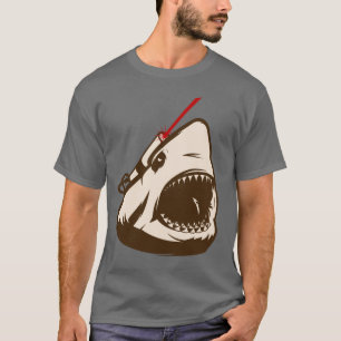 Hajen med en Frickin laser strålar T-shirt