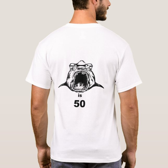Hajen vrider 50 T-Shirt (Baksida)