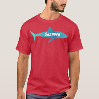 Hajfamiljs Grandpa Shark T Shirt