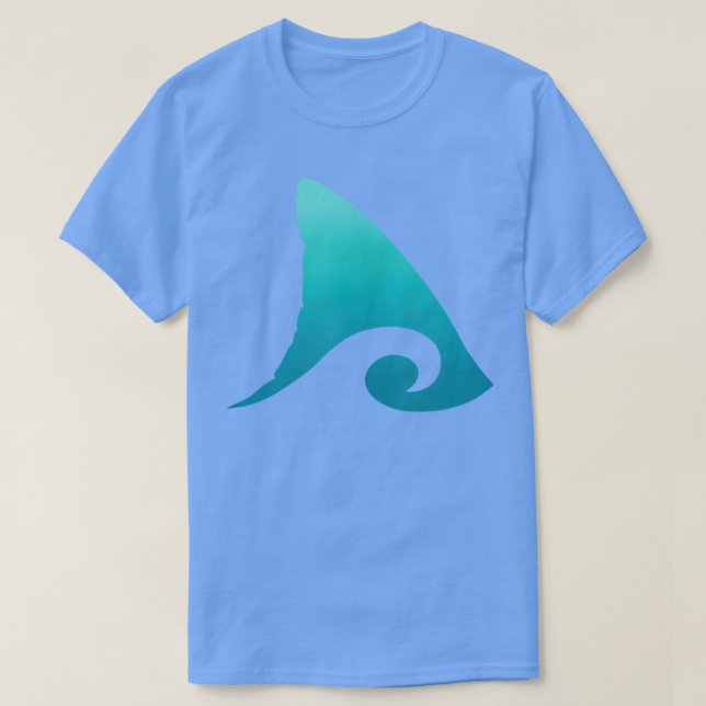 Hajfenad havsvåg t shirt (Design framsida)