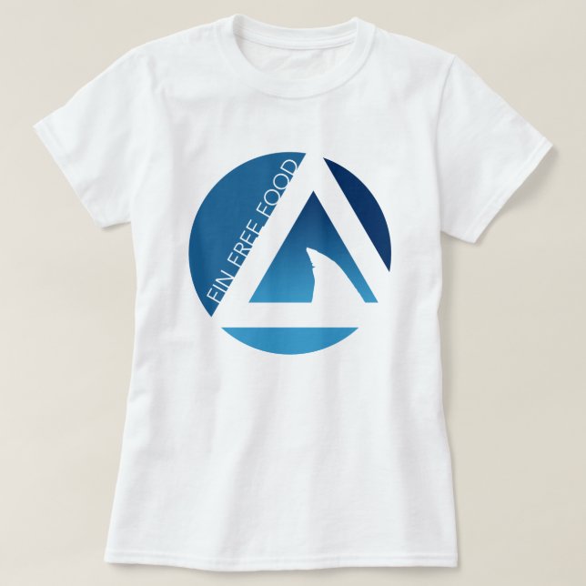 hajfenfria mattricirklar tee shirt (Design framsida)