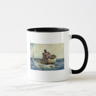 Hajfiske, 1885 mugg
