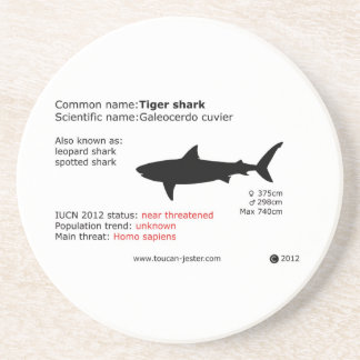 Hajhaj underlägg sandsten