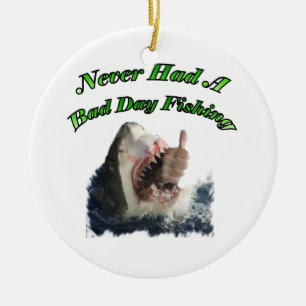 Hajhand Julgransprydnad Keramik