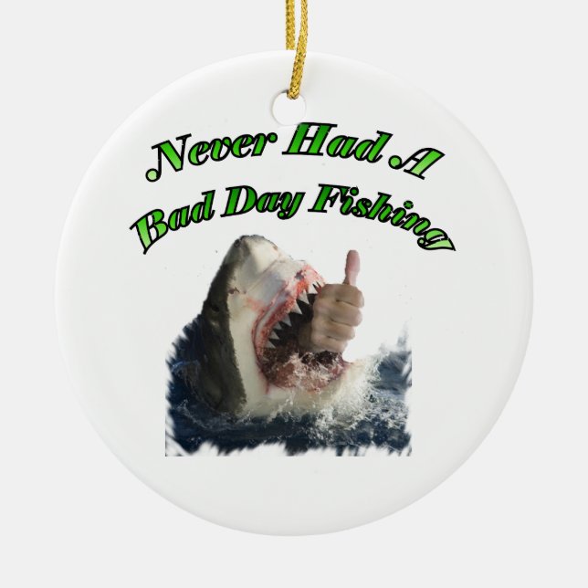 Hajhand Julgransprydnad Keramik (Framsidan)