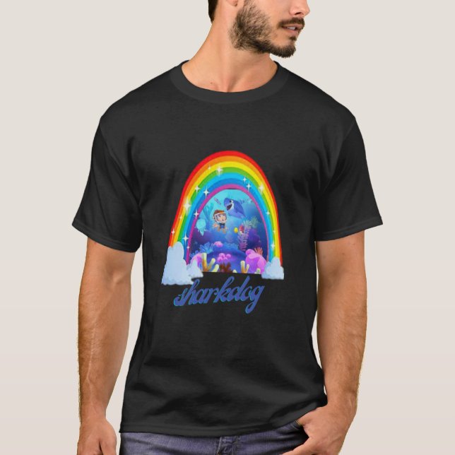 hajhund barn t shirt (Framsida)