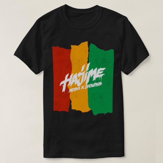 Hajime, Miyagi, Andy Panda, Rasta Classic T-Shirt (Design framsida)