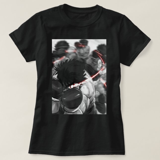 Hajime no Ippo Dempsey Roll   T Shirt (Design framsida)