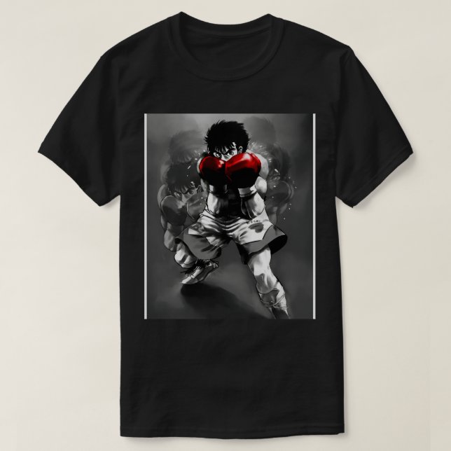 Hajime No Ippo Motivational Poster T Shirt (Design framsida)