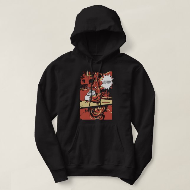 Hajime no Ippo Retro Vintage Hoodie (Design framsida)